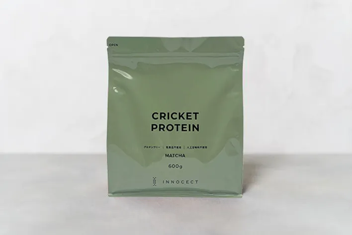 2022/1/12　INNNOCECT 新商品『CRICKET PROTEIN 抹茶』を販売開始いたしました。